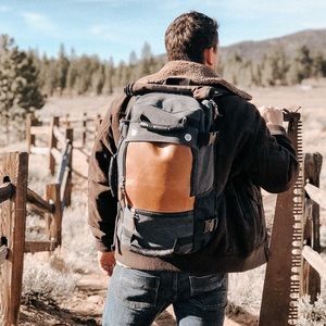 ‘Jetsetter’ 3 in 1 duffle backpack
